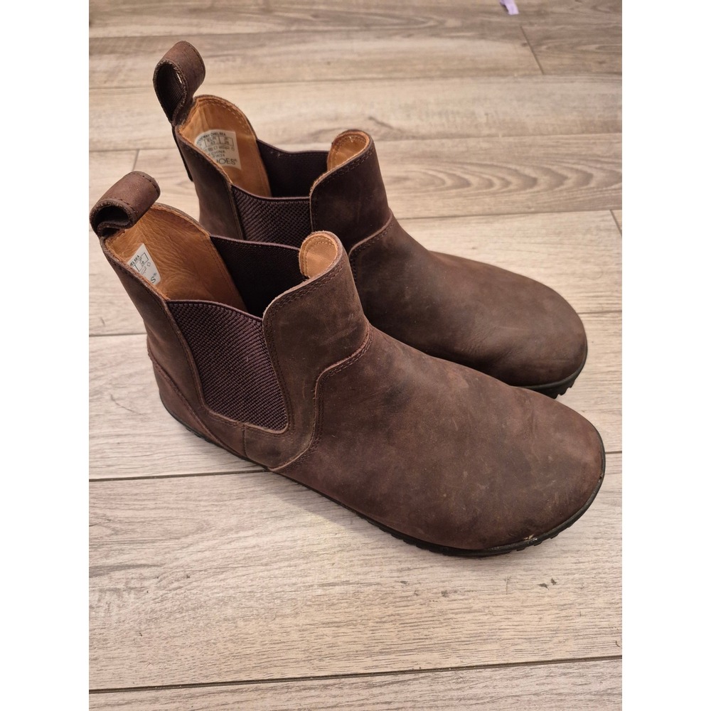 Xero Shoes Ridgeway Chelsea Mens Brown Leather Minimalist Barefoot Boots Size 10 - Picture 7 of 12